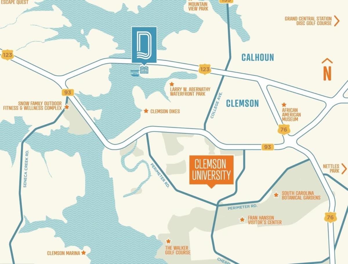 Apartamento Minutes To Dt And Cu On Lake Hartwell Clemson Exterior foto
